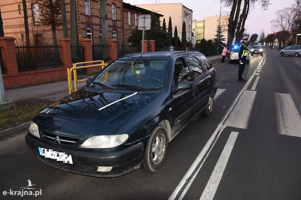 Potrącenie na przejściu dla pieszych