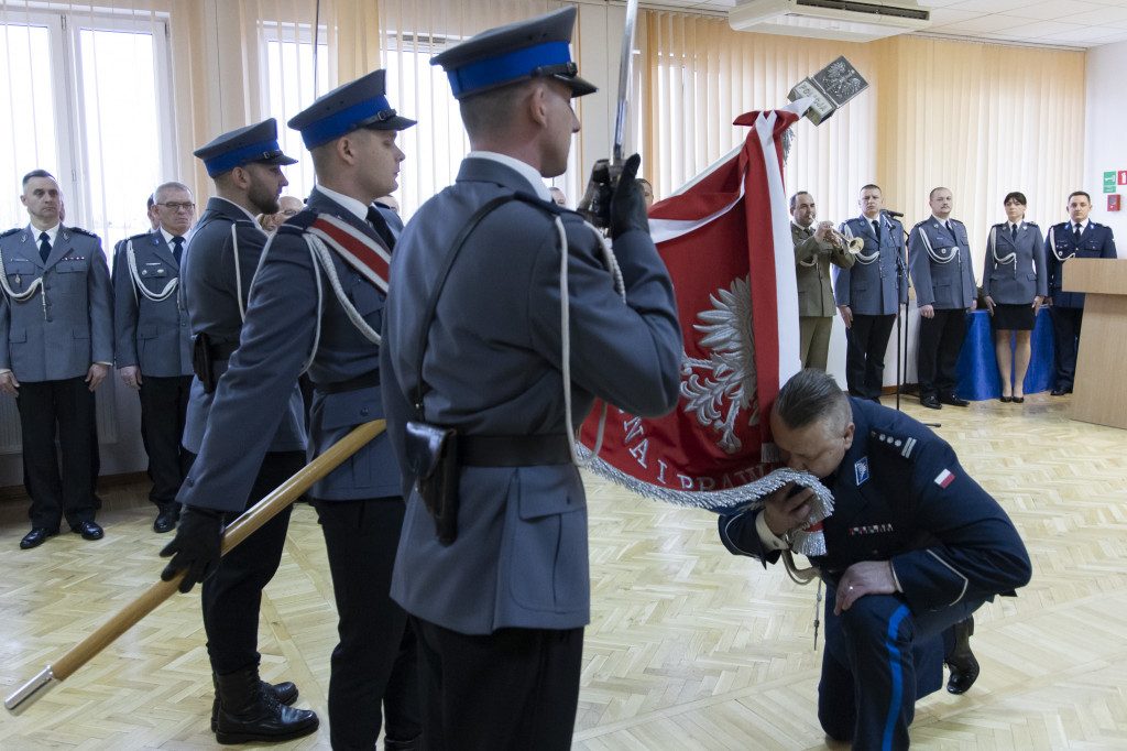Pożegnanie ze służbą Komendanta Wojewódzkiego Policji