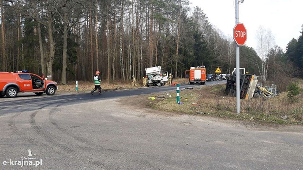 Wypadek pomiędzy Więcborkiem i Złotowem