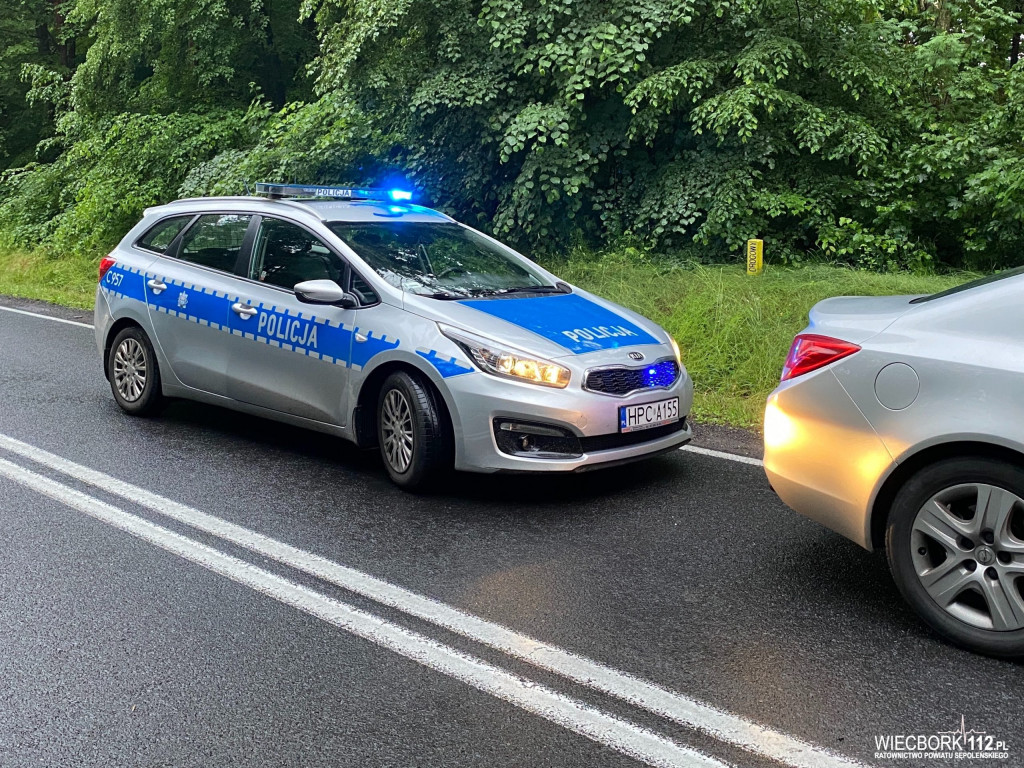 Czołowe zderzenie dwóch samochodów osobowych - 5 osób poszkodowanych