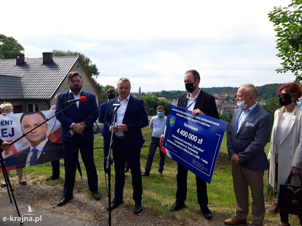 Koronowo: Rządowe wsparcie na stabilizację niebezpiecznego osuwiska
