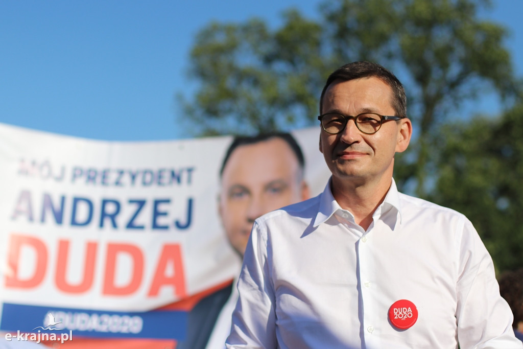 Więcbork: Premier Mateusz Morawiecki spotkał się z mieszkańcami Krajny