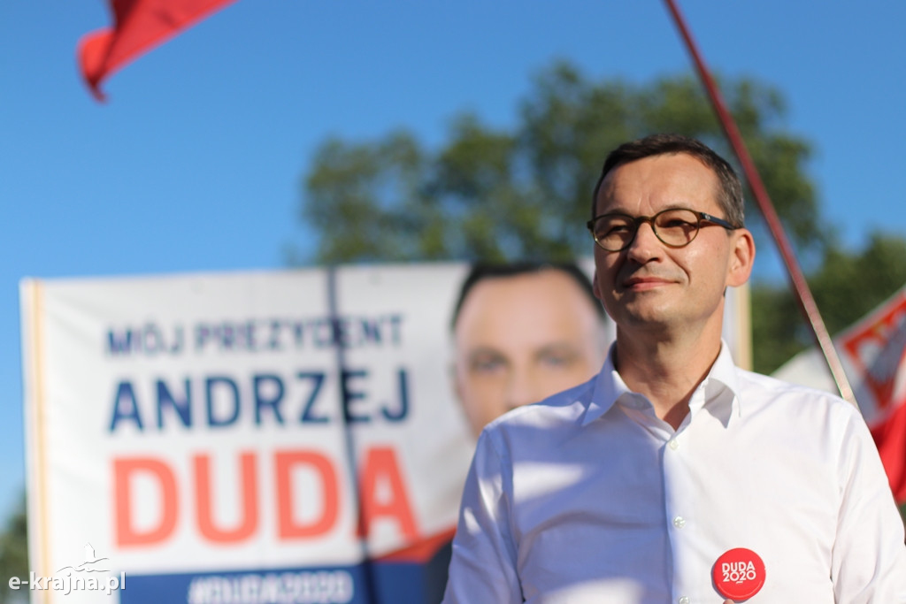 Więcbork: Premier Mateusz Morawiecki spotkał się z mieszkańcami Krajny