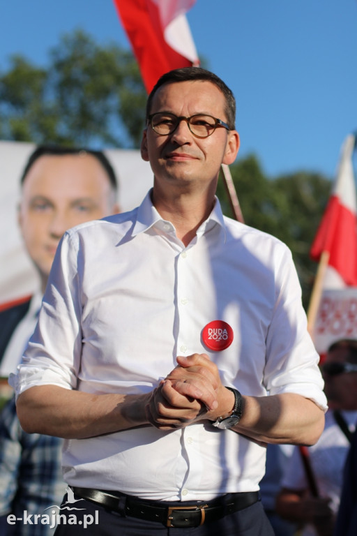 Więcbork: Premier Mateusz Morawiecki spotkał się z mieszkańcami Krajny