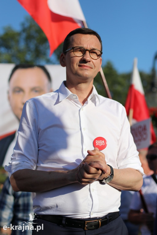 Więcbork: Premier Mateusz Morawiecki spotkał się z mieszkańcami Krajny