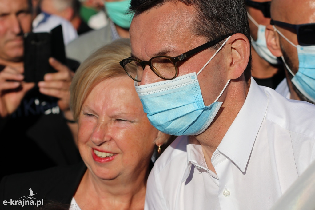Więcbork: Premier Mateusz Morawiecki spotkał się z mieszkańcami Krajny