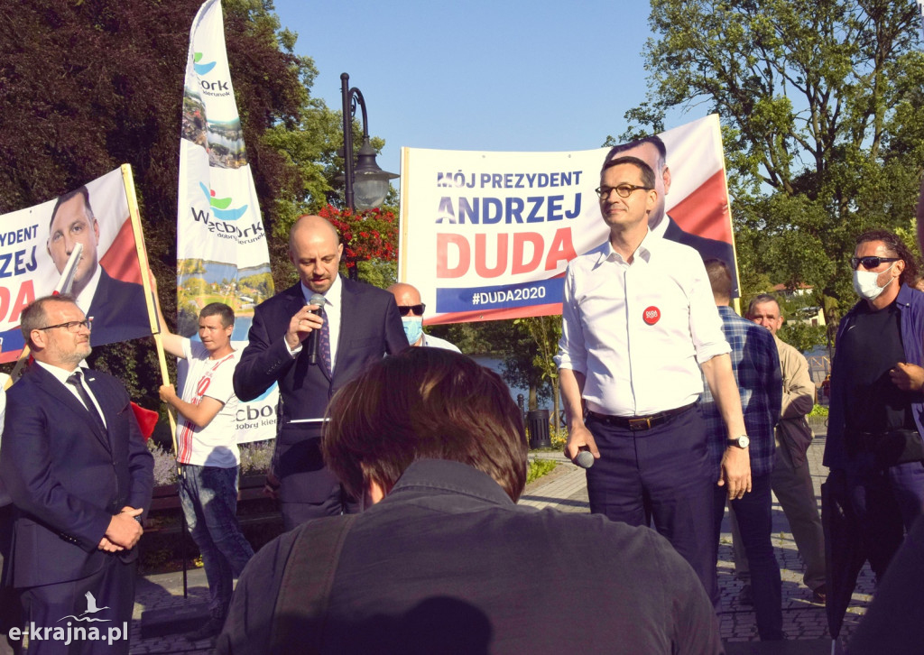Więcbork: Premier Mateusz Morawiecki spotkał się z mieszkańcami Krajny
