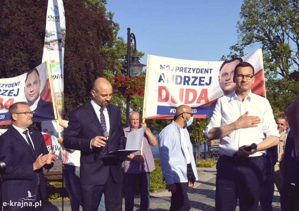 Więcbork: Premier Mateusz Morawiecki spotkał się z mieszkańcami Krajny