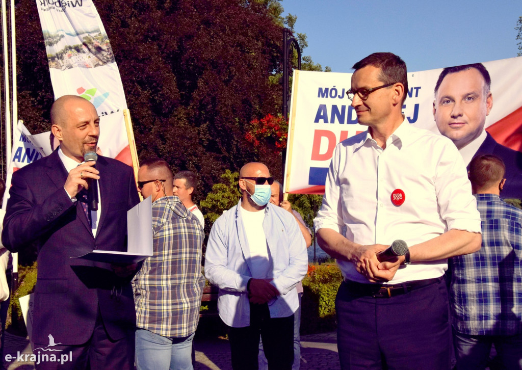 Więcbork: Premier Mateusz Morawiecki spotkał się z mieszkańcami Krajny