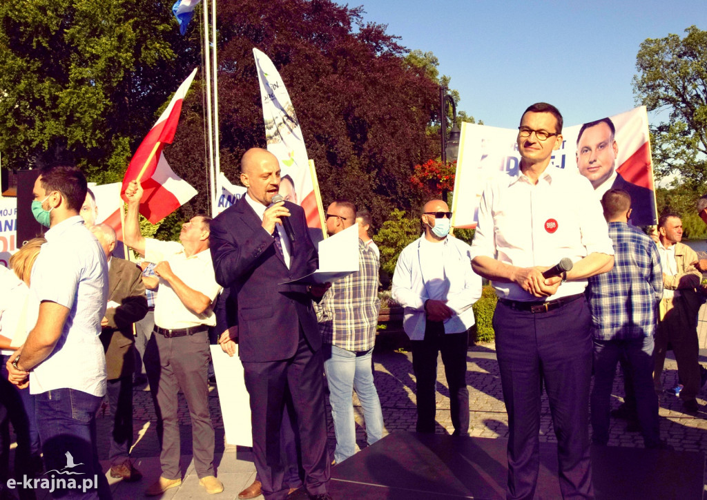 Więcbork: Premier Mateusz Morawiecki spotkał się z mieszkańcami Krajny