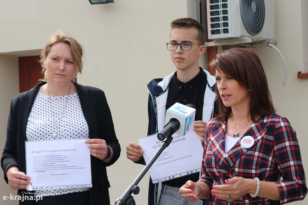 Kamień: Konferencja prasowa poseł Ewy Kozaneckiej