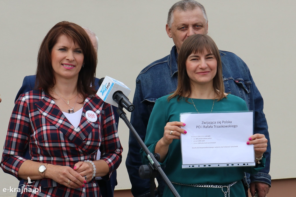 Kamień: Konferencja prasowa poseł Ewy Kozaneckiej