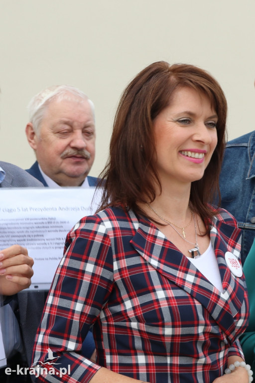 Kamień: Konferencja prasowa poseł Ewy Kozaneckiej