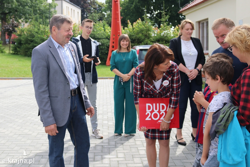 Kamień: Konferencja prasowa poseł Ewy Kozaneckiej