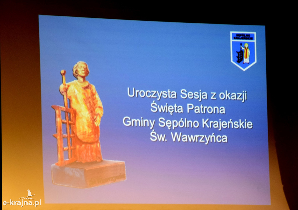 Dwudziesta statuetka Świętego Wawrzyńca - patrona gminy Sępólno Krajeńskie trafiła w dobre ręce