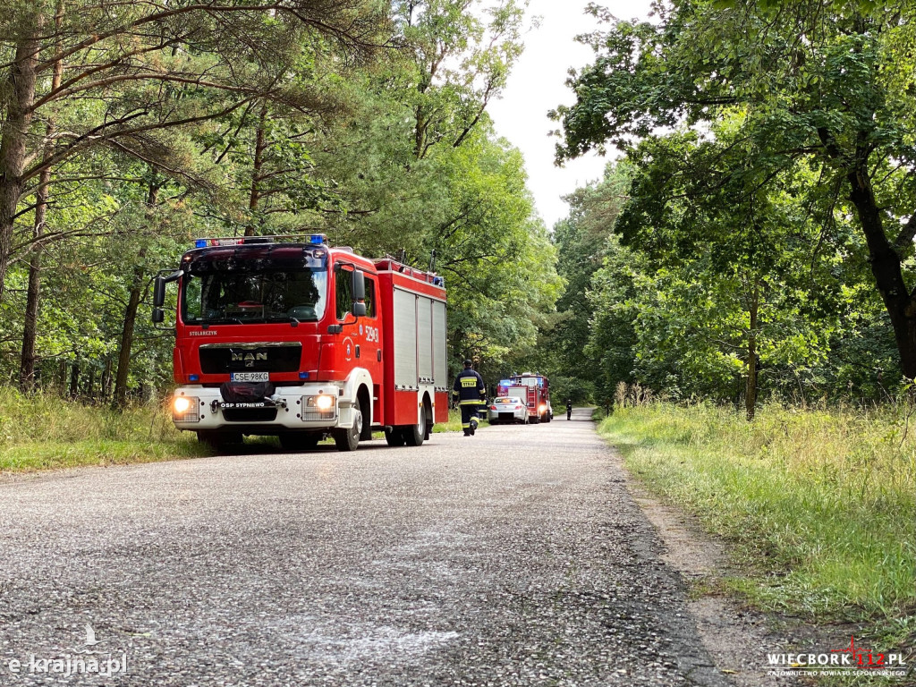 Groźny wypadek pod Sępólnem Krajeńskim, dwie osoby poszkodowane