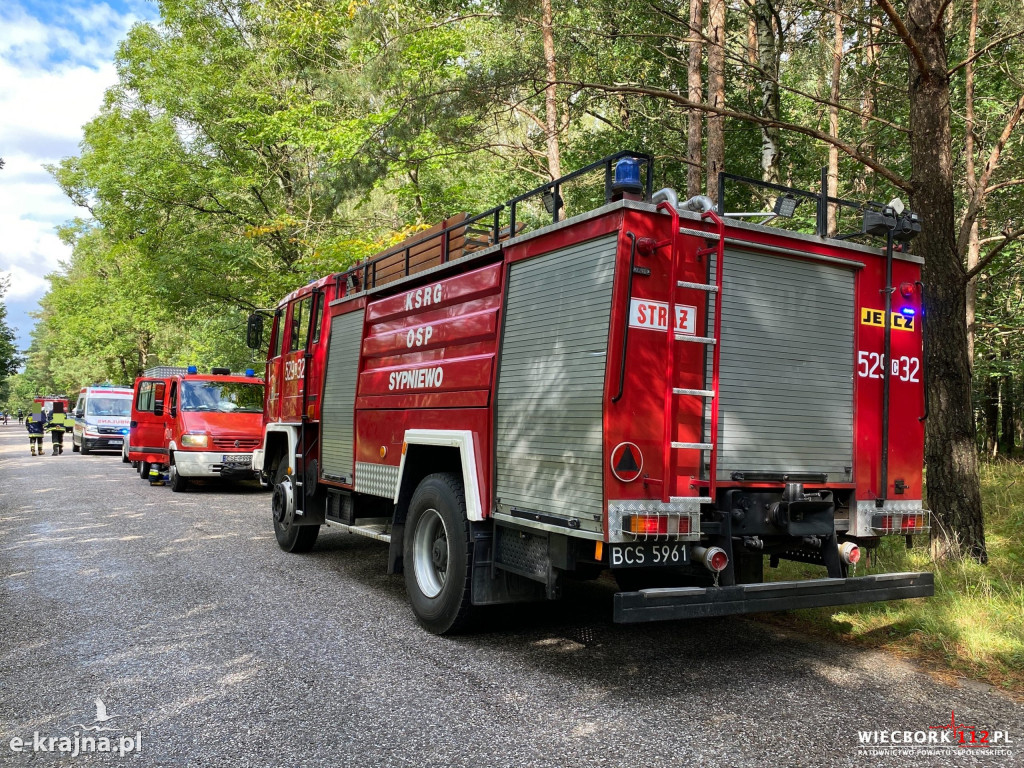 Groźny wypadek pod Sępólnem Krajeńskim, dwie osoby poszkodowane