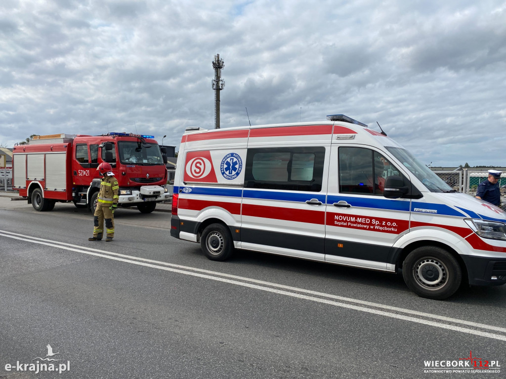 Sępólno Krajeńskie: Samochód ciężarowy potrącił rowerzystę