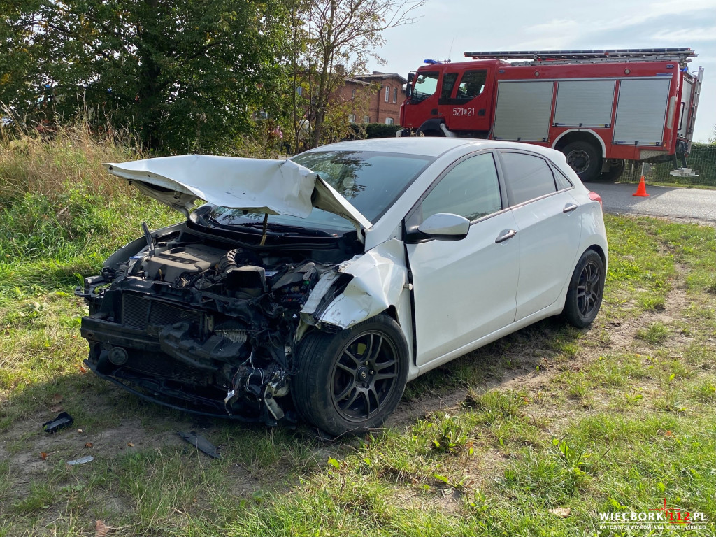 Wypadek w Płoskowie