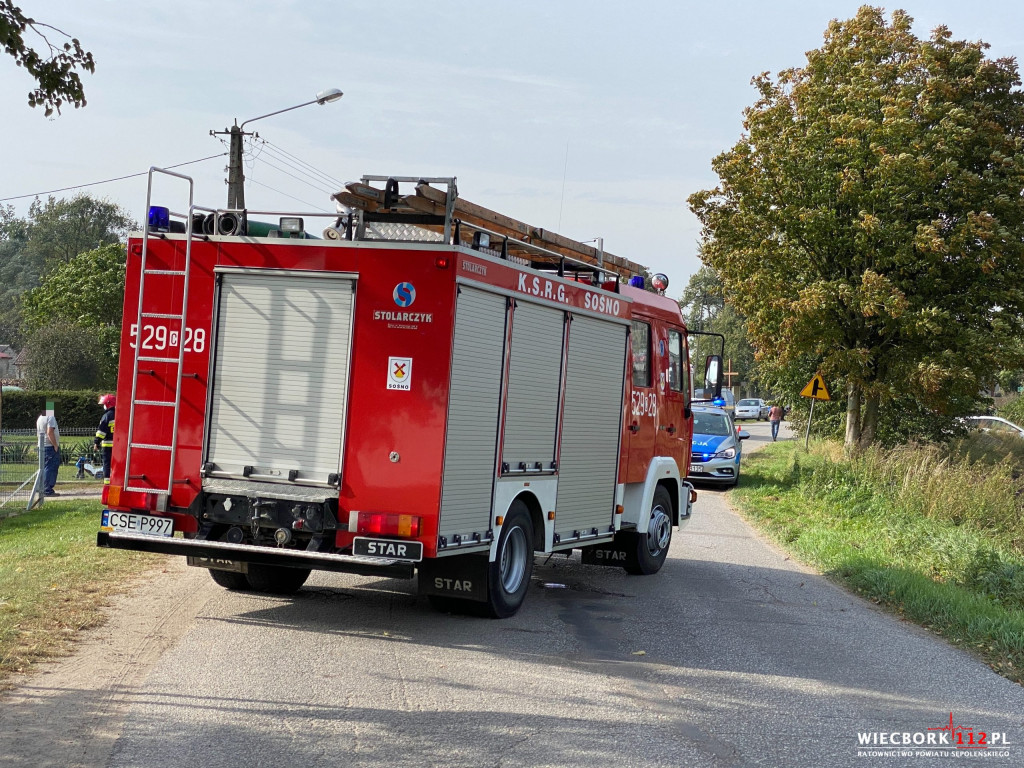 Wypadek w Płoskowie