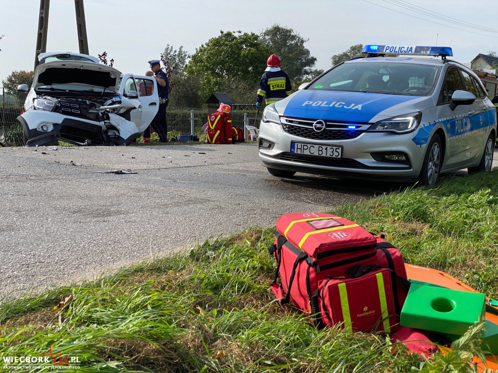 Wypadek w Płoskowie