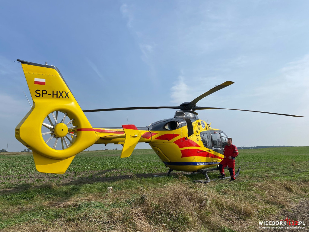 Wypadek w Płoskowie
