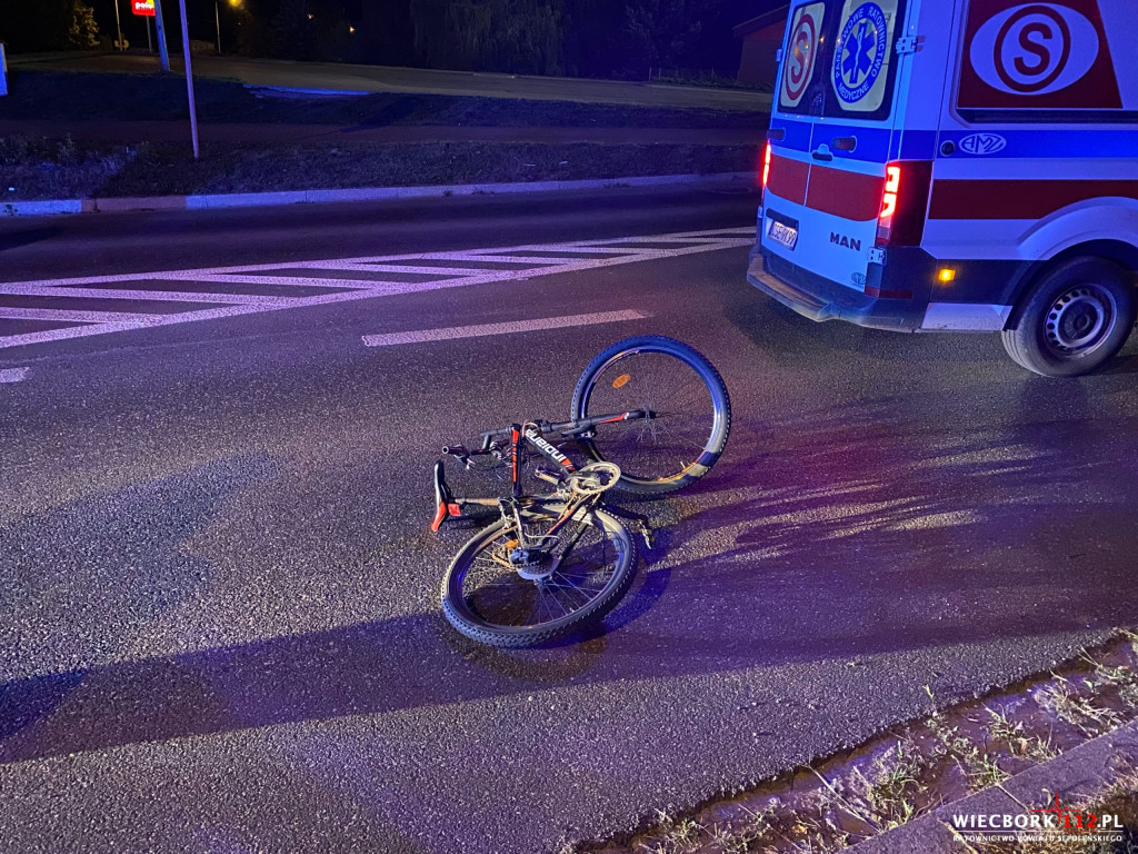 Policyjny radiowóz potrącił rowerzystkę