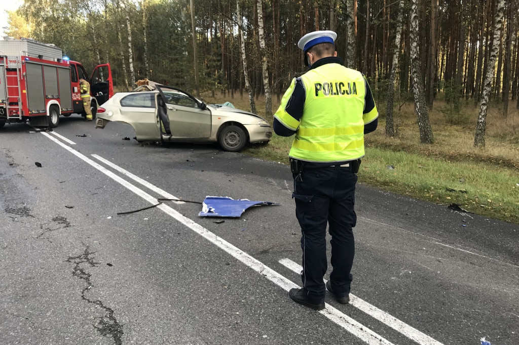 Tragiczny w skutkach wypadek na trasie Szubin-Łabiszyn