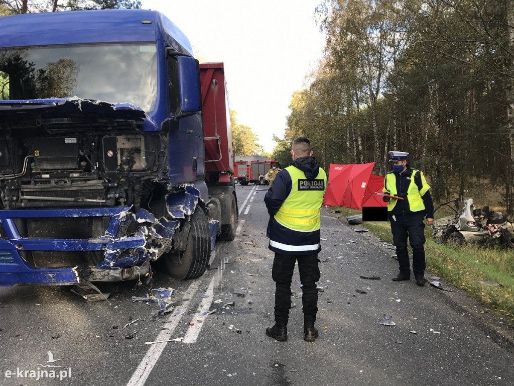 Tragiczny w skutkach wypadek na trasie Szubin-Łabiszyn