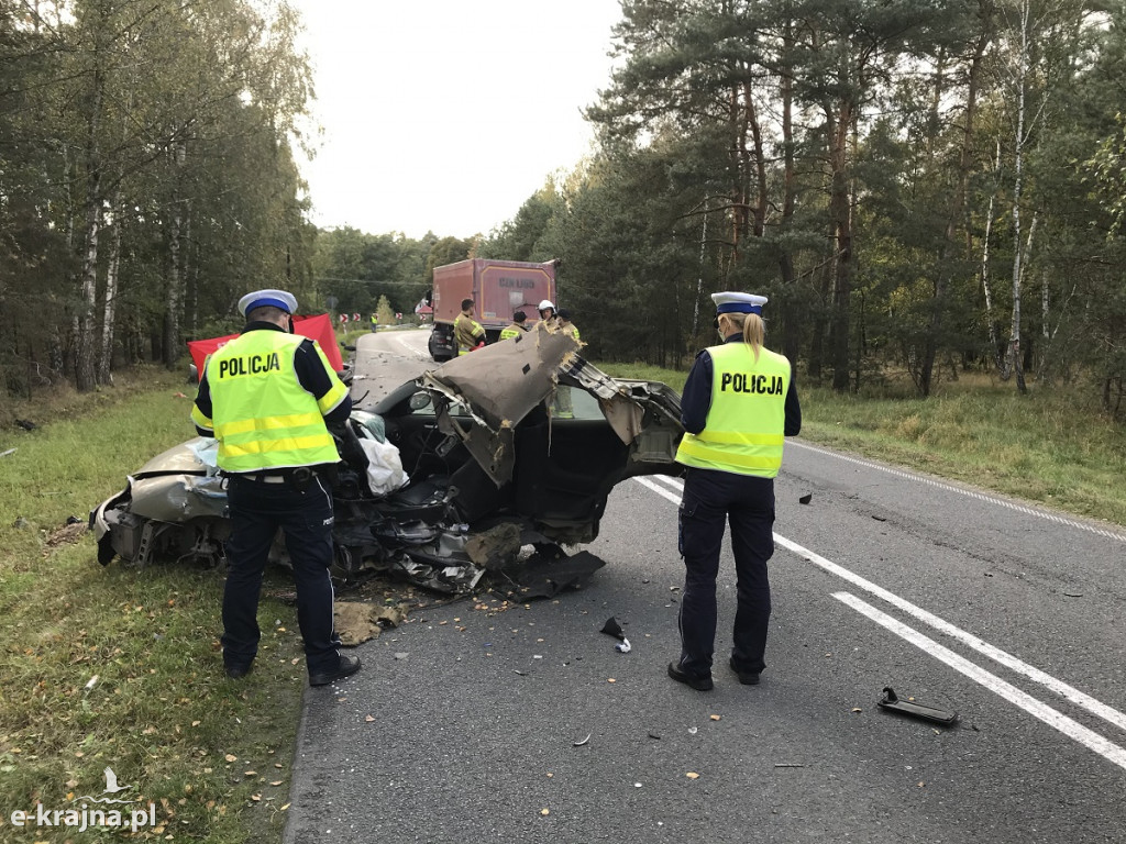 Tragiczny w skutkach wypadek na trasie Szubin-Łabiszyn