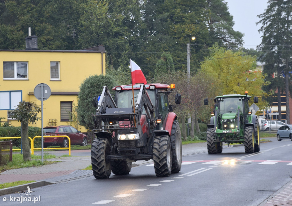 Ciągniki na ulicach Sępólna
