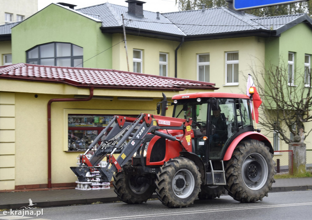 Ciągniki na ulicach Sępólna