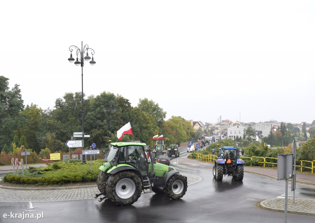 Ciągniki na ulicach Sępólna