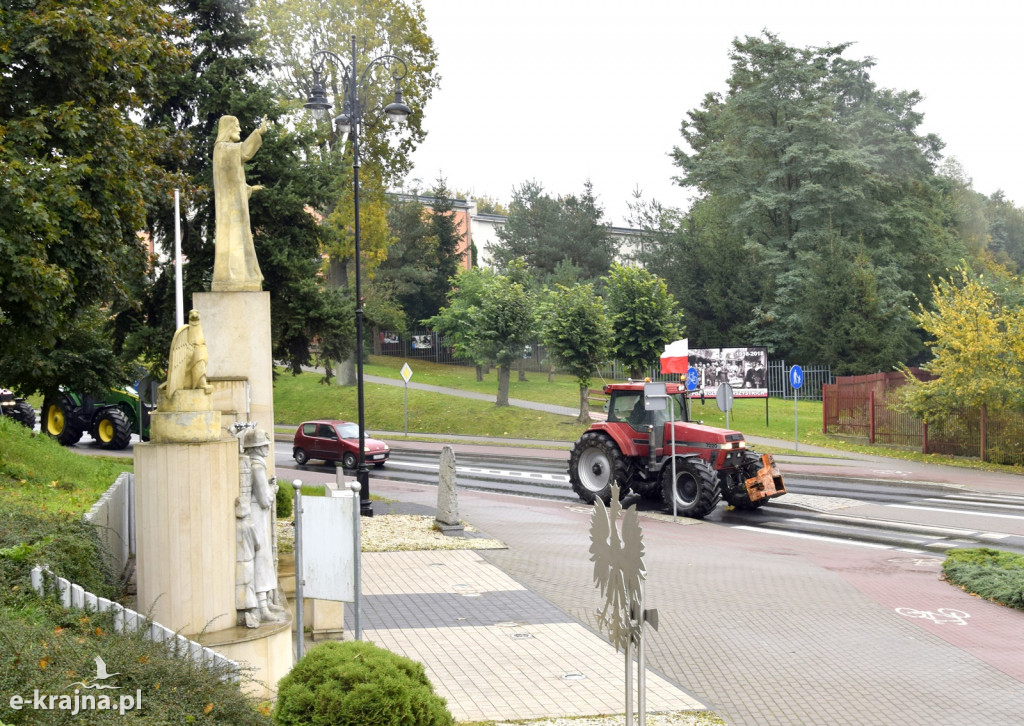 Ciągniki na ulicach Sępólna