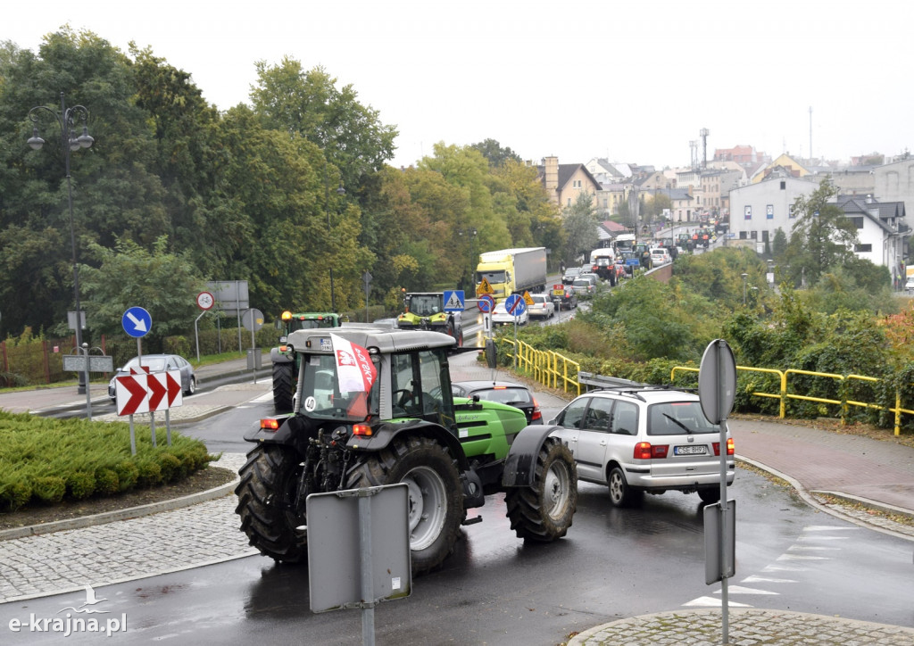 Ciągniki na ulicach Sępólna