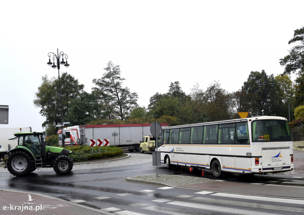 Ciągniki na ulicach Sępólna