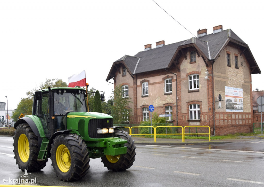 Ciągniki na ulicach Sępólna