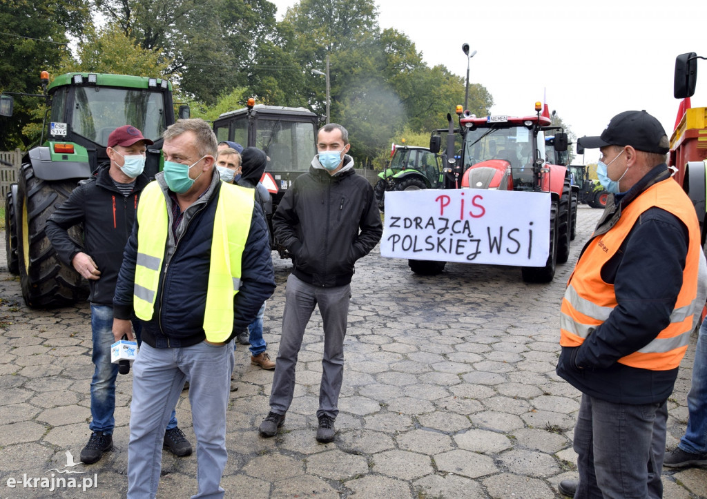 Ciągniki na ulicach Sępólna