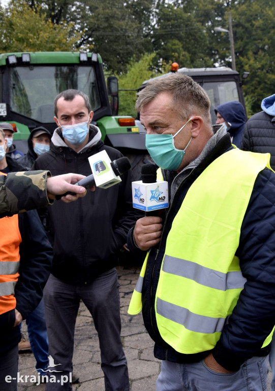 Ciągniki na ulicach Sępólna