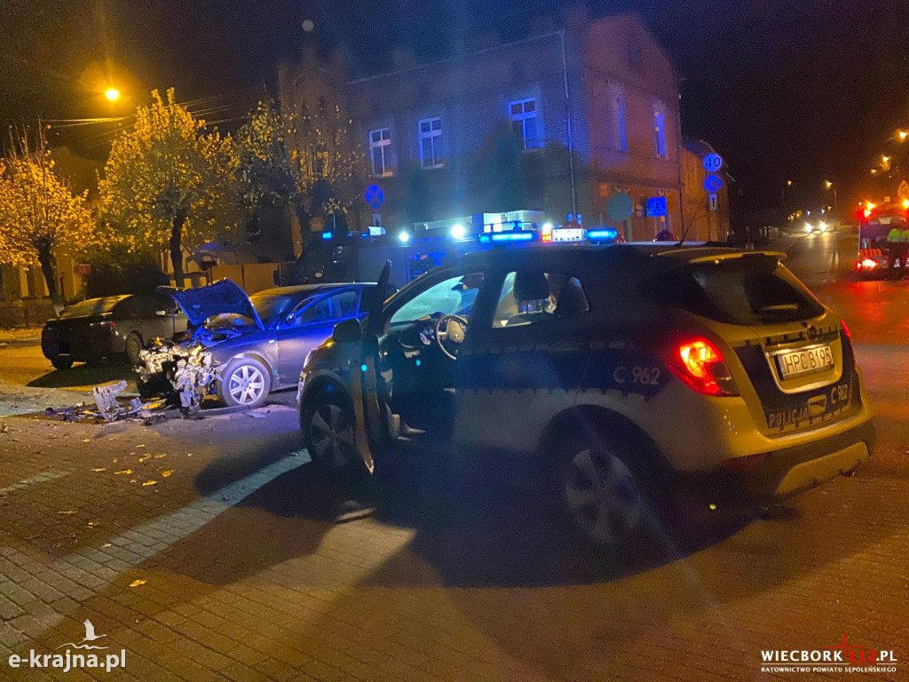 Groźny wypadek w Sępólnie