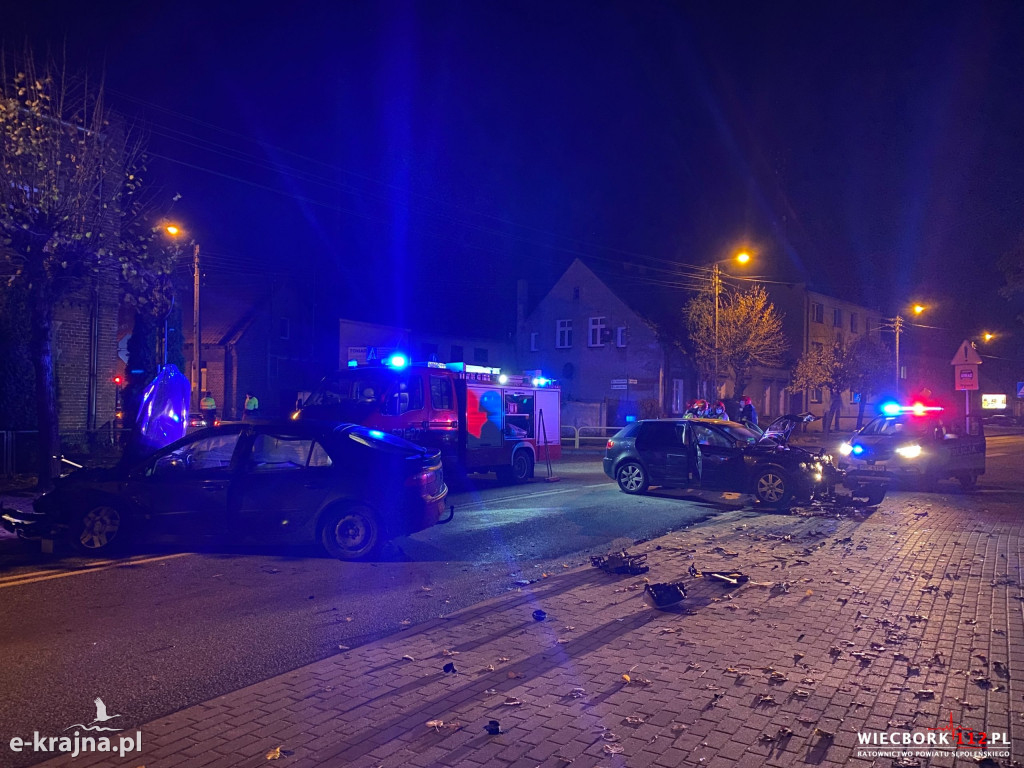 Groźny wypadek w Sępólnie