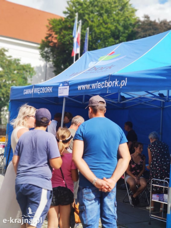 Piknik w Mieście nad Jeziorem ze szczepieniem w tle