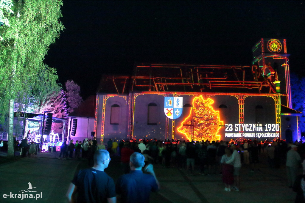 Jarmark i videomapping 3D na zwieńczenie Dni Sępólna Krajeńskiego