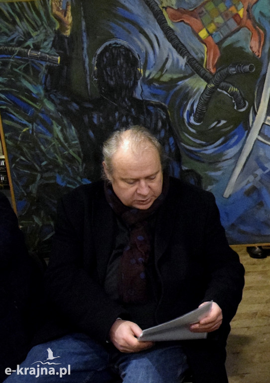 Krzysztof Kunca w galerii przy Chocimskiej