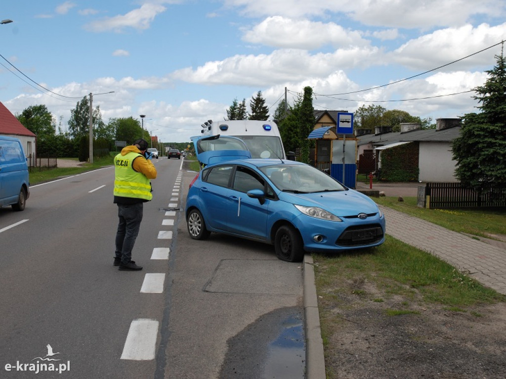 Niemal rozjechał policjanta