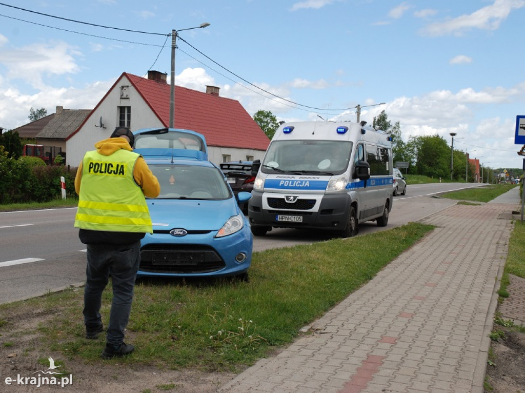Niemal rozjechał policjanta
