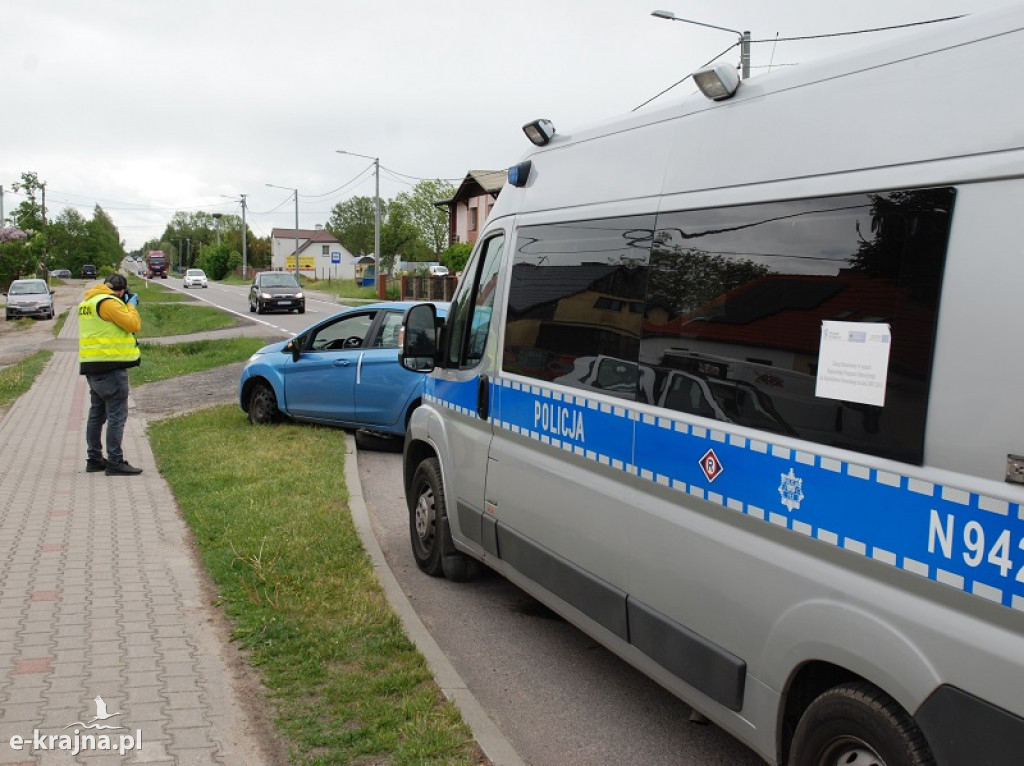 Niemal rozjechał policjanta