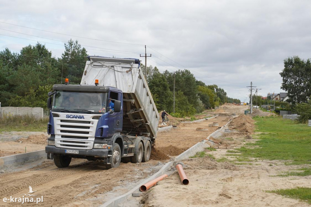 Inwestycje drogowe w Człuchowie - postęp prac