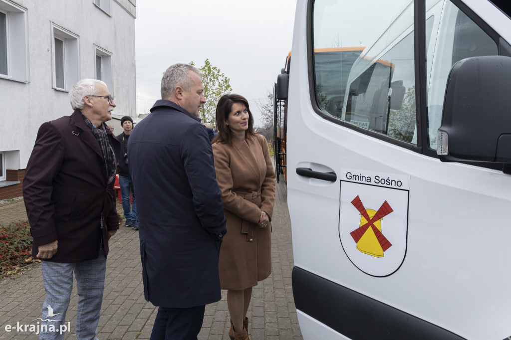 Nowy autobus w gminie Sośno dzięki rządowemu wsparciu