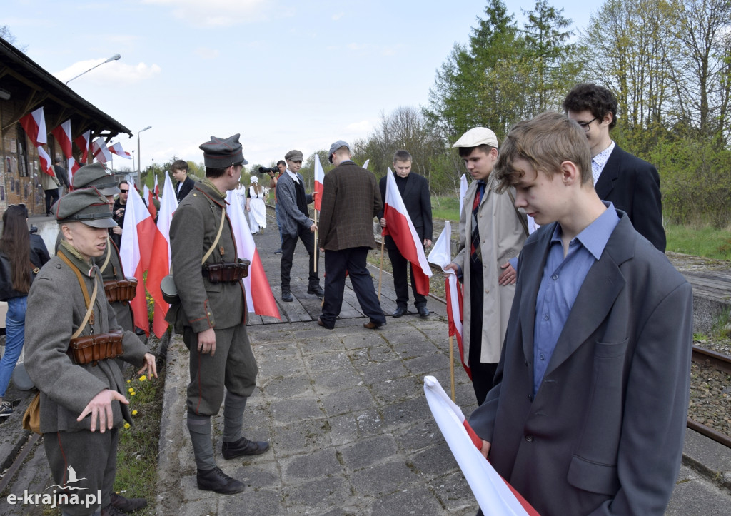 Dziwne wydarzenia na stacji kolejowej w Sępólnie